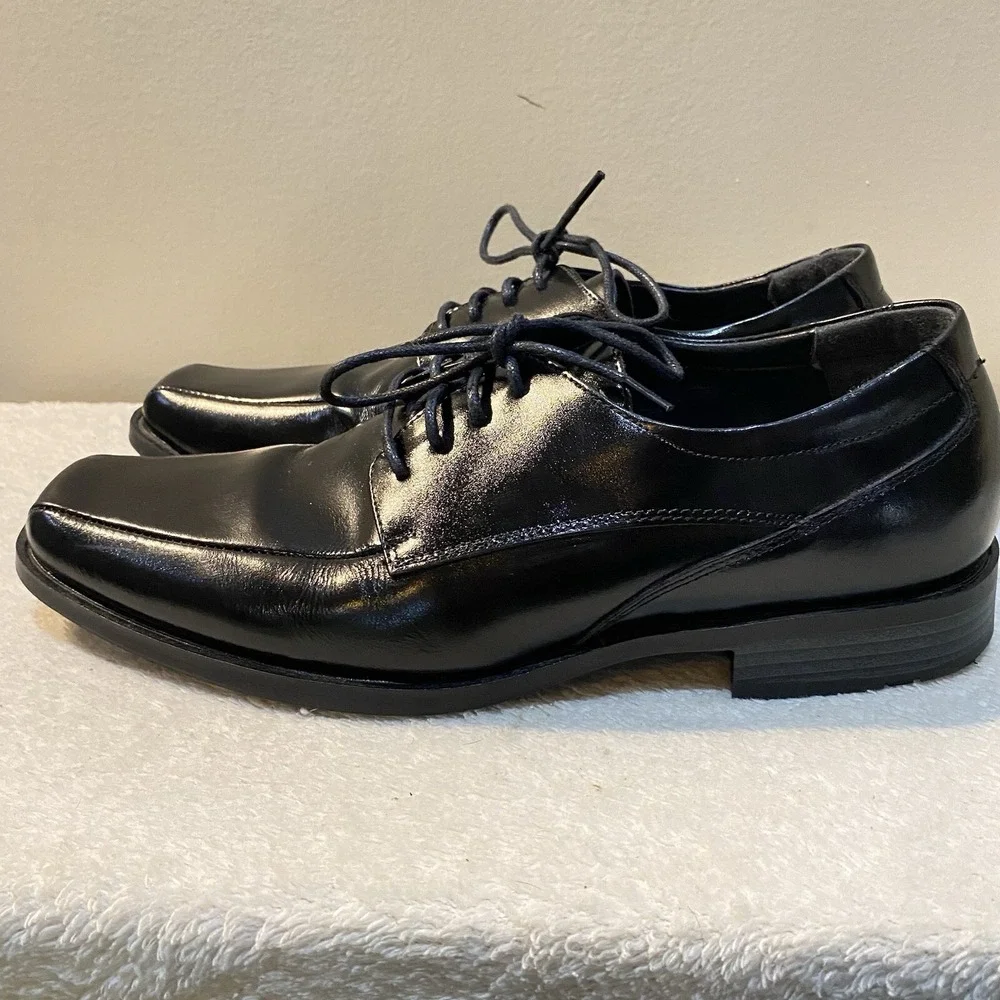 Stacy Adams Men's‎ Dress Shoes Genuine Leather Size 7.5M Lace Up EUC